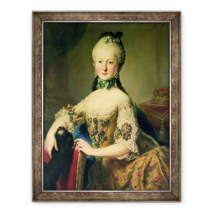 Tablou inramat - Martin II Mytens - Arhiducesa Maria Elisabeth Habsburg-Lothringen 1743-1808, 70 x 90 cm