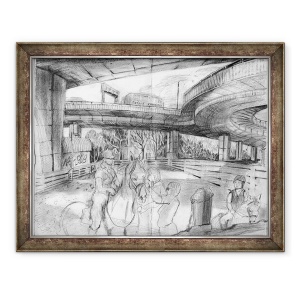 Tablou inramat - Mary Kuper - Calarie sub Westway, 60 x 80 cm
