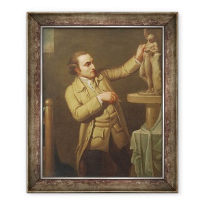 Tablou inramat - Mary Moser - Joseph Nollekens 1737-1823 c.1770-71, 50 x 60 cm