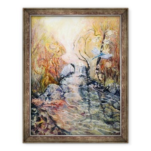 Tablou inramat - Mary Smith - Dragonfly se apropie, 70 x 90 cm