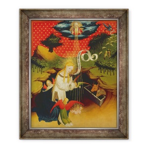 Tablou inramat - Master Francke - Nasterea Domnului, panou de la Altarul Sfantul Thomas de la Biserica Sfantul Ioan, Hamburg, 50 x 60 cm