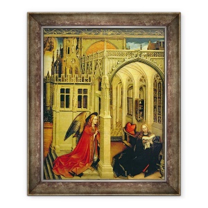 Tablou inramat - Master of Flemalle - Buna Vestire, 70 x 85 cm