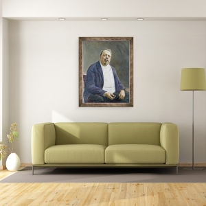 Tablou inramat - Max Liebermann - Baronul Alfred von Berger, 60 x 80 cm - Img 2