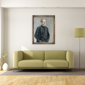 Tablou inramat - Max Liebermann - Gerhart Hauptmann, 60 x 80 cm - Img 2