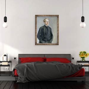 Tablou inramat - Max Liebermann - Gerhart Hauptmann, 70 x 90 cm - Img 3