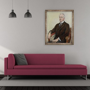 Tablou inramat - Max Slevogt - Gustav Pauli 1866-1938 1924, 50 x 60 cm - Img 2