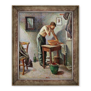 Tablou inramat - Maximilien Luce - Toaleta, 70 x 85 cm