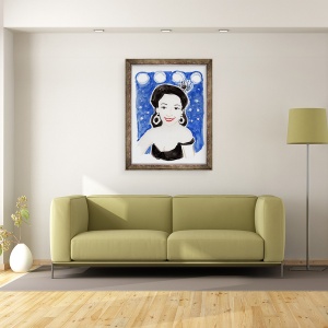 Tablou inramat - Megan Moore - Dita Von Teese, 60 x 80 cm - Img 2