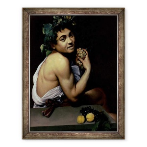 Tablou inramat - Michelangelo Merisi da Caravaggio - Bolnavul Bacchus, 70 x 90 cm