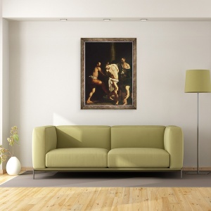 Tablou inramat - Michelangelo Merisi da Caravaggio - Flagelare, 60 x 80 cm - Img 2