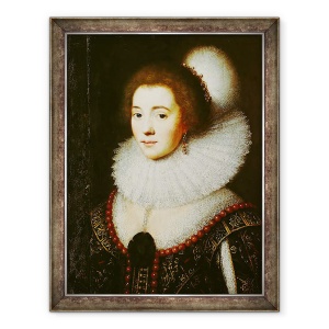 Tablou inramat - Michiel Jansz van Miereveld - Amalia van Solms 1602-75, 60 x 80 cm