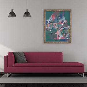 Tablou inramat - Nancy Kouta - DreamLand, 2019, 50 x 60 cm - Img 2
