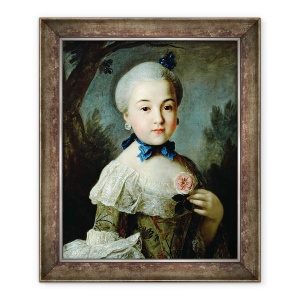 Tablou inramat - Nathaniel Dance-Holland - Portretul Printesei Charlotte Sophia 1744-1818, sotia regelui George al III-lea, 70 x 85 cm