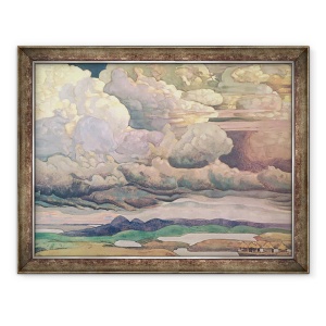 Tablou inramat - Nicholas Roerich - Skyscape, 70 x 90 cm