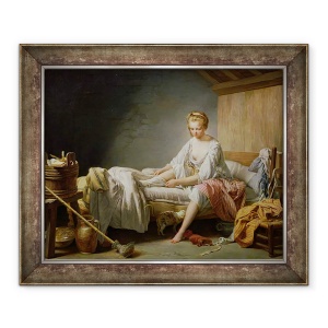 Tablou inramat - Nicolas-Bernard Lepicie - Parghia lui Fanchon, 50 x 60 cm