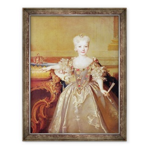 Tablou inramat - Nicolas de Largilliere - Infanta Maria Ana Victoria de Borbón, 60 x 80 cm