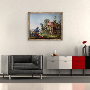 Tablou inramat - Noel Halle - Traian 53-117 Arata indurare, 50 x 60 cm - Img 2