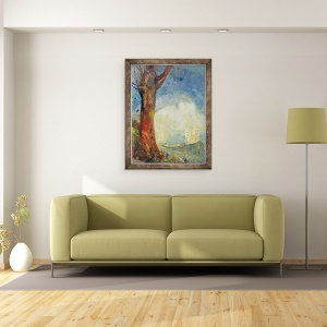 Tablou inramat - Odilon Redon - Barque, 60 x 80 cm - Img 2