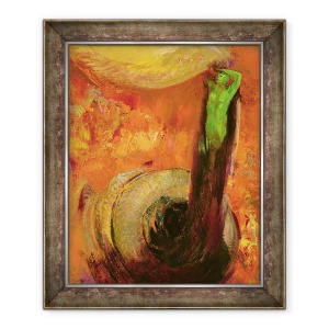 Tablou inramat - Odilon Redon - Moartea Verde, 50 x 60 cm