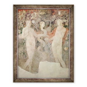 Tablou inramat - Paolo Uccello - Crearea Evei si a pacatului originar detaliu al pacatului originar, 60 x 80 cm