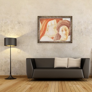 Tablou inramat - Paolo Uccello - Disputa Sfantului stefan, 60 x 80 cm - Img 2