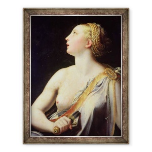 Tablou inramat - Parmigianino - Lucretia, 60 x 80 cm