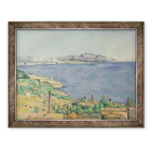 Tablou inramat - Paul Cezanne - Golful Marsilia vazut din LEstaque, 60 x 80 cm