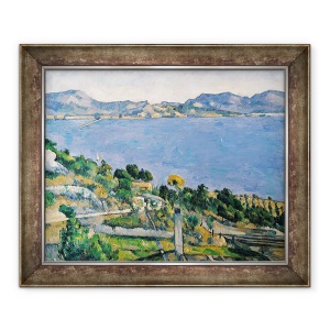 Tablou inramat - Paul Cezanne - LEstaque, vedere spre Golful Marsilia, 70 x 85 cm