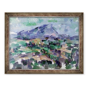 Tablou inramat - Paul Cezanne - Muntele Sainte-Victoire II, 70 x 90 cm