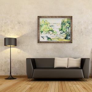 Tablou inramat - Paul Cezanne - Rural in Provence, 60 x 80 cm - Img 2