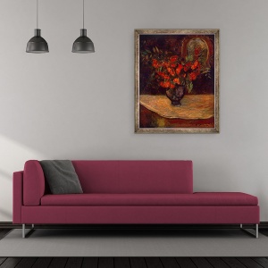 Tablou inramat - Paul Gauguin - Bouquet, 50 x 60 cm - Img 2