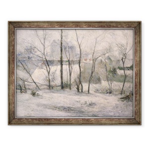 Tablou inramat - Paul Gauguin - Peisaj iarna, 70 x 90 cm