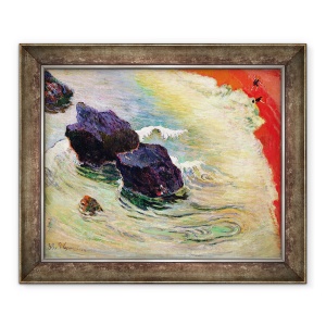 Tablou inramat - Paul Gauguin - Valul, 50 x 60 cm