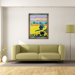 Tablou inramat - Paul Powis - Cotswold Way aproape 6, 70 x 90 cm - Img 2