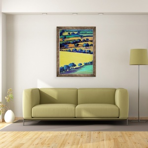Tablou inramat - Paul Powis - Stejar alb aproape 1, 60 x 80 cm - Img 2