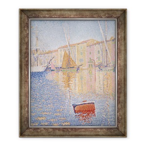 Tablou inramat - Paul Signac - Baliza Rosie, Sfantul Tropez, 50 x 60 cm