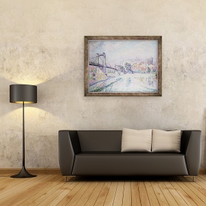 Tablou inramat - Paul Signac - Podul, 60 x 80 cm - Img 2