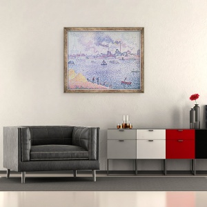 Tablou inramat - Paul Signac - Sena, Grenelle, 50 x 60 cm - Img 2