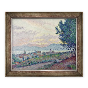 Tablou inramat - Paul Signac - Sfantul Tropez, Pin, 50 x 60 cm