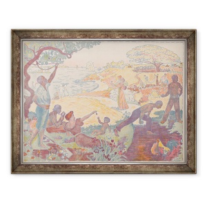 Tablou inramat - Paul Signac - Vremuri armonioase, 60 x 80 cm