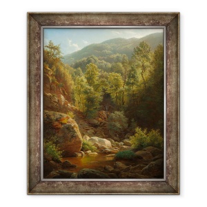 Tablou inramat - Paul Weber - Scena din Catskills, 70 x 85 cm