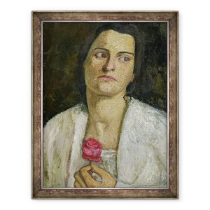 Tablou inramat - Paula Modersohn-Becker - Sculptoarea Clara Rilke-Westhoff 1878-1954 1905, 60 x 80 cm