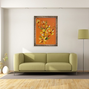 Tablou inramat - Penny Warden - Floare V, 70 x 90 cm - Img 2