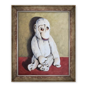 Tablou inramat - Peter Jones - Maimuta alba stralucitoare, 2006, 50 x 60 cm