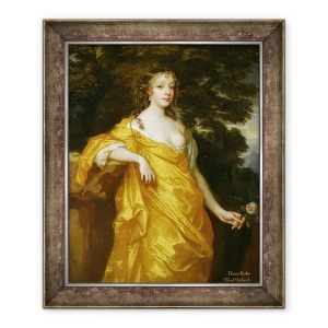 Tablou inramat - Peter Lely - Diana Kirke, Contesa de Oxford, 50 x 60 cm