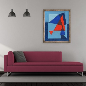 Tablou inramat - Peter McClure - Dans de foc, 70 x 85 cm - Img 2