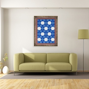 Tablou inramat - Peter McClure - Dreptunghiuri suprapuse, 70 x 90 cm - Img 2