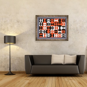 Tablou inramat - Peter McClure - Segmentarea, 60 x 80 cm - Img 2