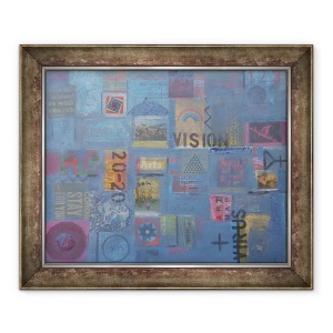 Tablou inramat - Peter McClure - VIZIUNE 20-20... VIRUSUL. 20-20, 50 x 60 cm