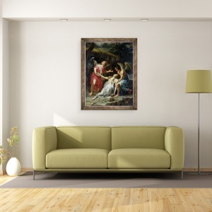 Tablou inramat - Peter Paul Rubens - Extazul Mariei Magdalena, 60 x 80 cm - Img 2
